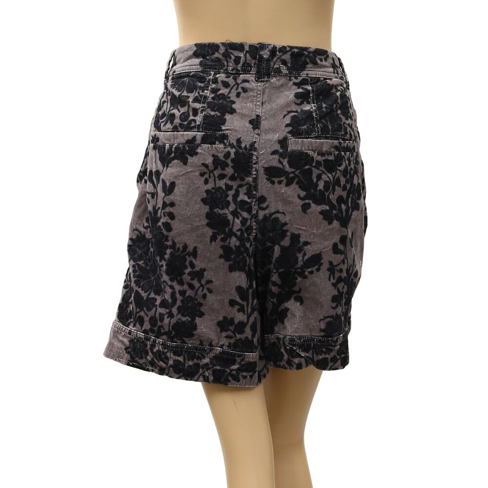 Free People We The Free Rock Romance Printed Shorts Floral Trendy M 288603 - Picture 7 of 9